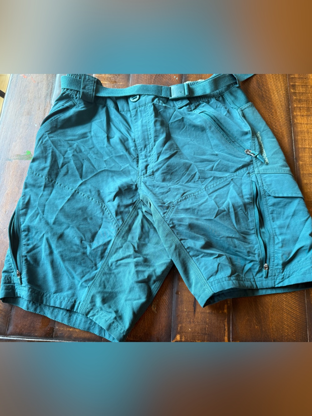 women’s ENDURA Lightweight Teal Outdoor Shorts